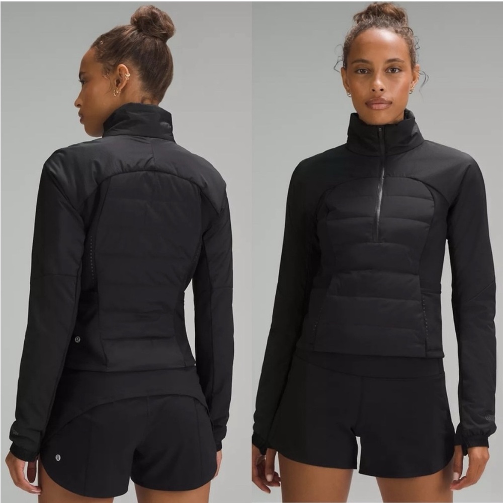 Lululemon Down for It All Cropped Half-Zip Pullover